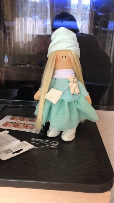 Фотография покупателя товара Набор для шитья. Интерьерная кукла «Кристи», 30 см - Фото 1