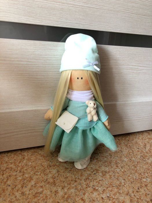 Фотография покупателя товара Набор для шитья. Интерьерная кукла «Кристи», 30 см - Фото 4