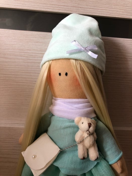 Фотография покупателя товара Набор для шитья. Интерьерная кукла «Кристи», 30 см - Фото 2