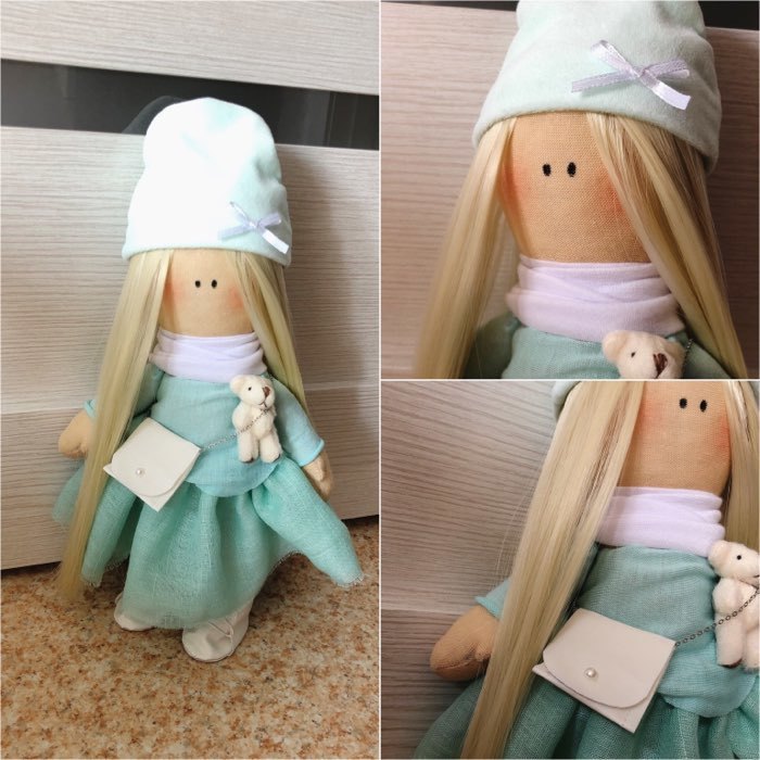 Фотография покупателя товара Набор для шитья. Интерьерная кукла «Кристи», 30 см - Фото 5