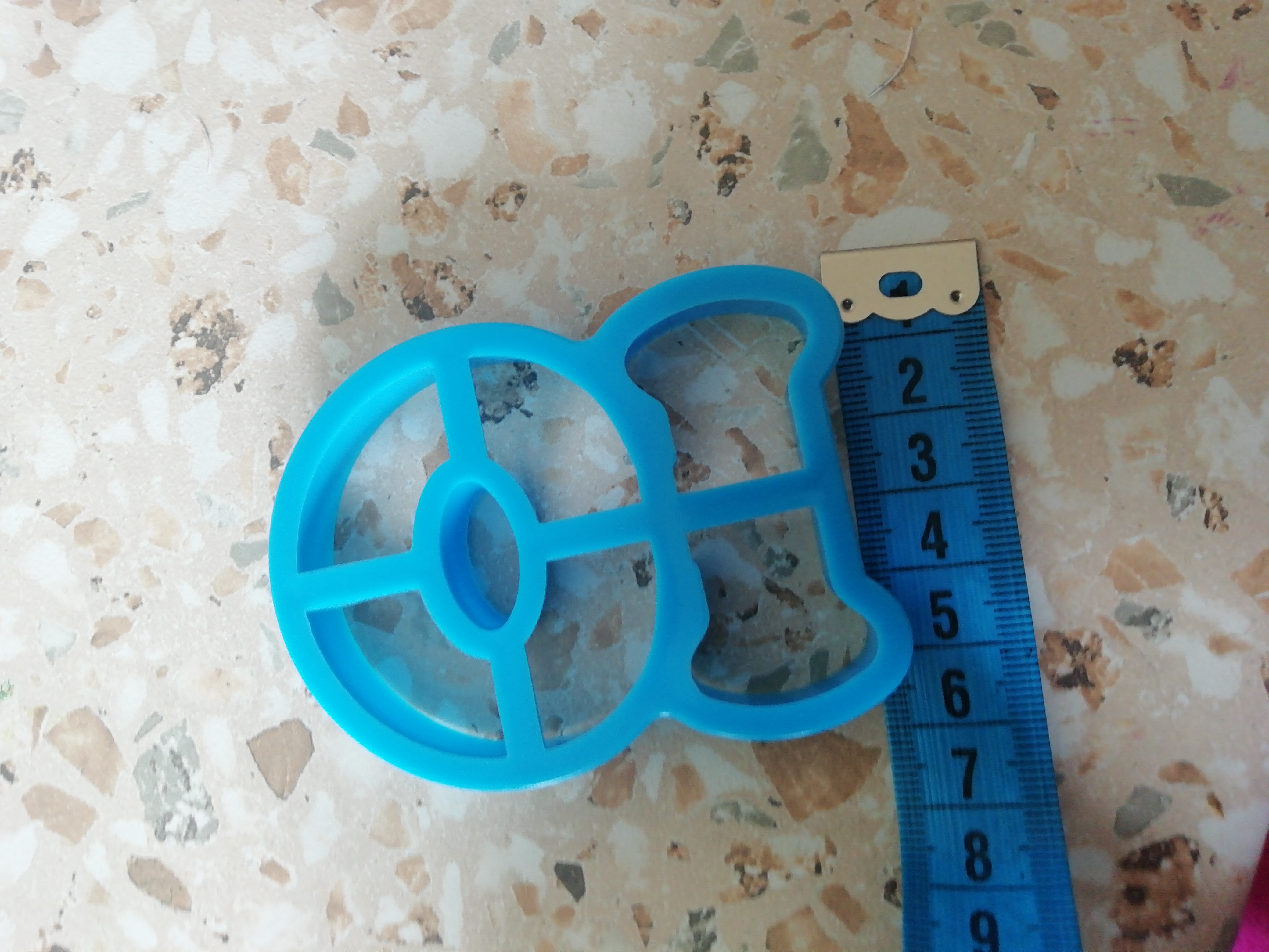 Фотография покупателя товара Набор форм для вырезания печенья «Русский алфавит», цвет голубой