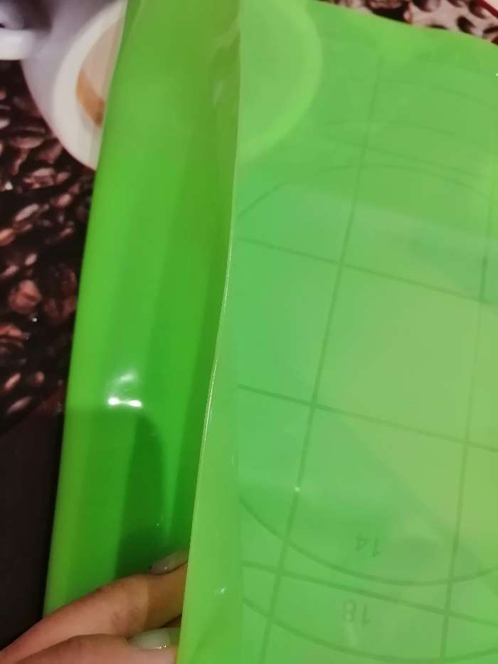 Фотография покупателя товара Коврик с разметкой Доляна «Буссен», силикон, 38×28 см, цвет МИКС - Фото 8