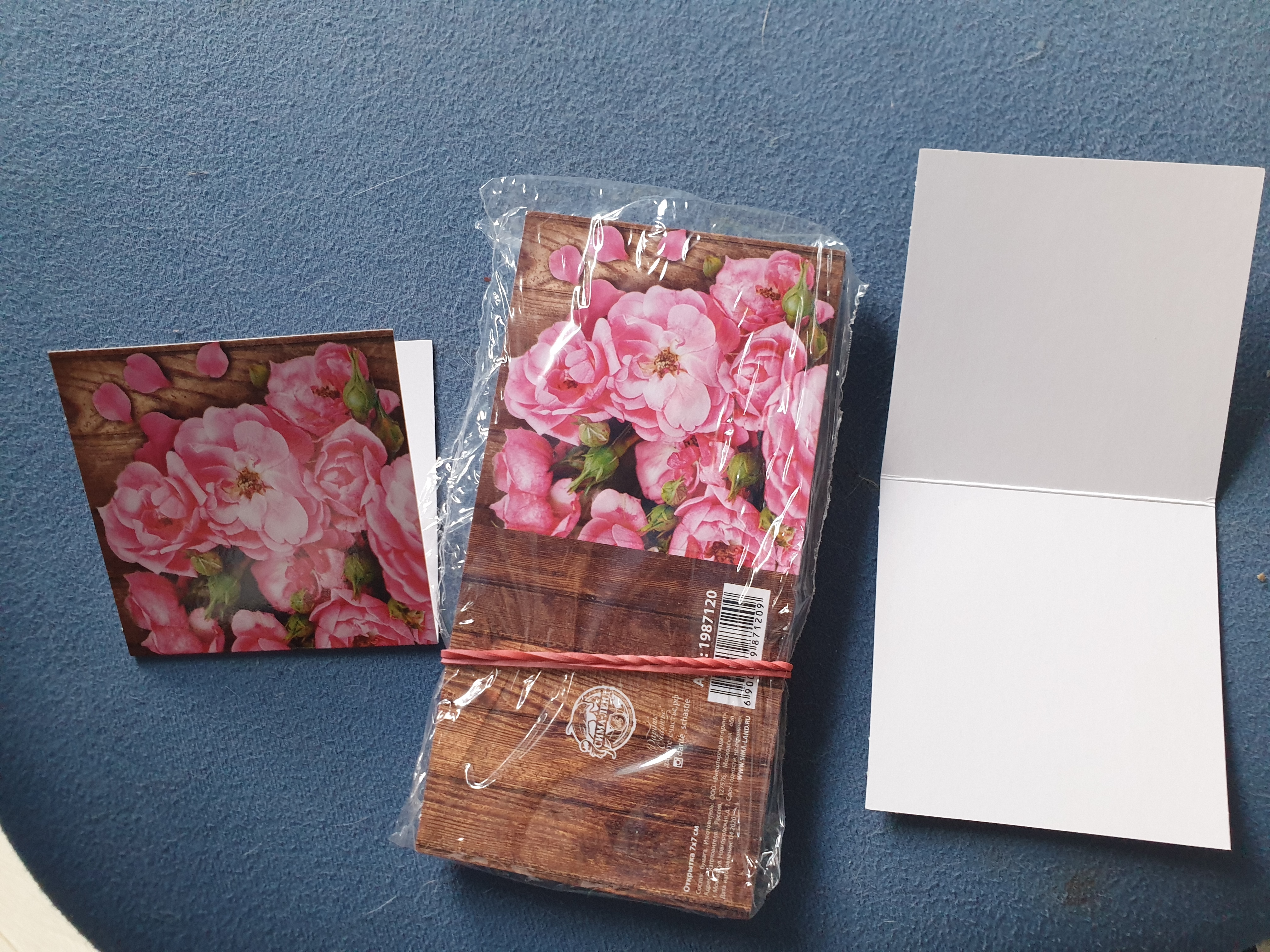 Фотография покупателя товара Мини–открытка «Цветочная доска», 7 х 7 см