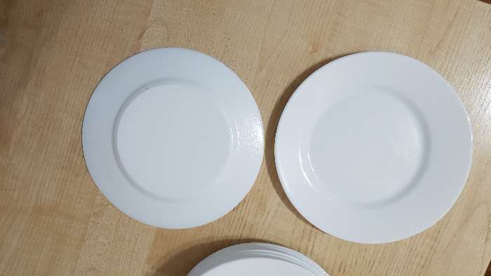 Фотография покупателя товара Тарелка десертная Luminarc Everyday, d=19 см, стеклокерамика, цвет белый - Фото 3
