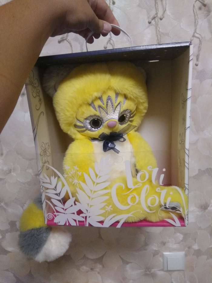 Фотография покупателя товара Мягкая игрушка «Эйка», цвет жёлтый, 25 см - Фото 1