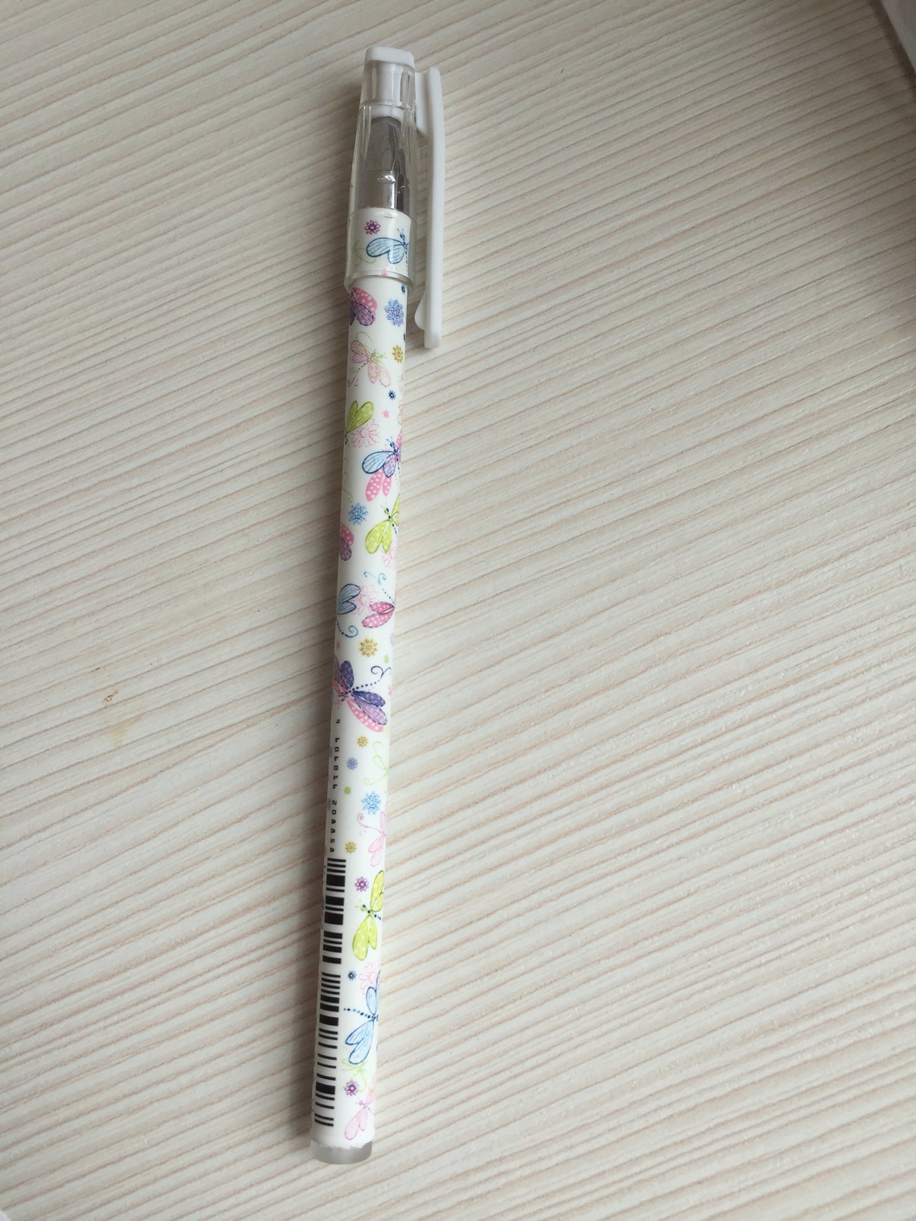 Фотография покупателя товара Ручка шариковая HappyWrite «Стрекозы», узел 0.5 мм, синие чернила, матовый корпус Silk Touch - Фото 2