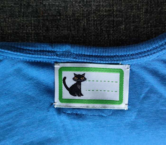 Фотография покупателя товара Нашивка «Кошка», 5,5 × 3,2 см, 10 шт, цвет зелёный - Фото 1