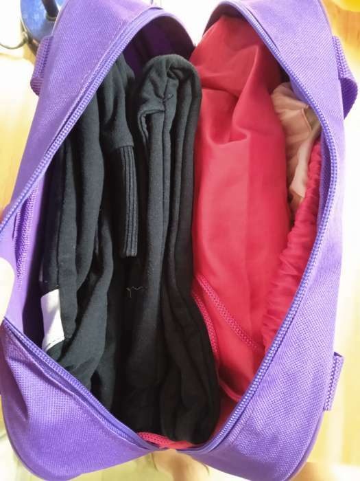Фотография покупателя товара Сумка для обуви на молнии, наружный карман, TEXTURA, цвет розовый - Фото 4
