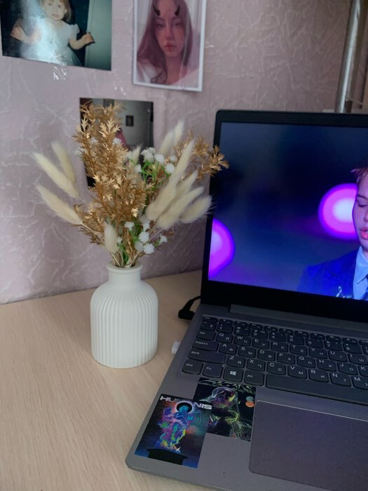 Фотография покупателя товара Сухоцветы «Лагурус», набор 30 шт., цвет светло-фиолетовый - Фото 1