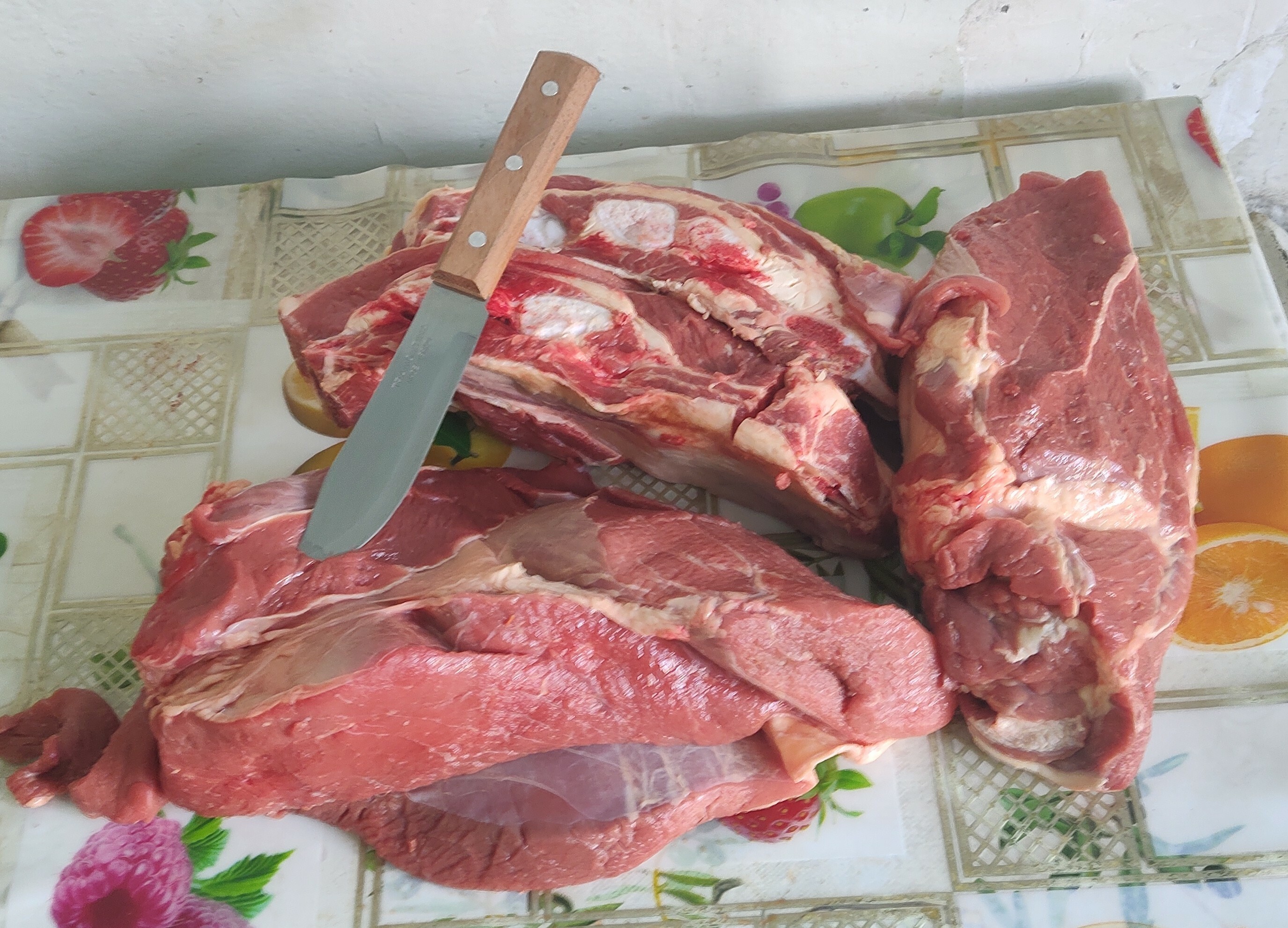 Фотография покупателя товара Нож кухонный для мяса Universal, лезвие 12,5 см, сталь AISI 420 - Фото 1