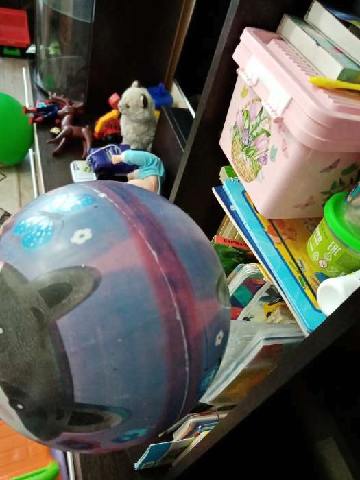Фотография покупателя товара Мяч детский ZABIAKA «Енотик», d=22 см, 60 г - Фото 4
