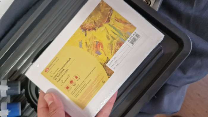 Фотография покупателя товара Холст на картоне хлопок 100% ЗХК "Сонет", 10 х 15 см, 3 мм, акриловый грунт, мелкое зерно - Фото 1