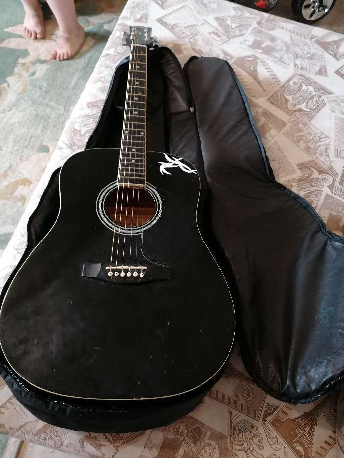 Фотография покупателя товара Чехол для гитары с мензурой 610 полужесткий - Фото 1