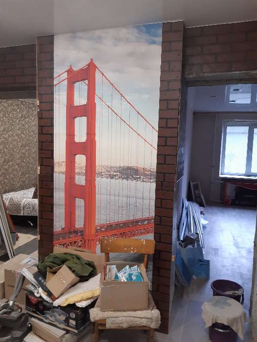 Фотография покупателя товара Фотообои "Мост в Сан-Франциско", 0,9х2,7 м - Фото 1