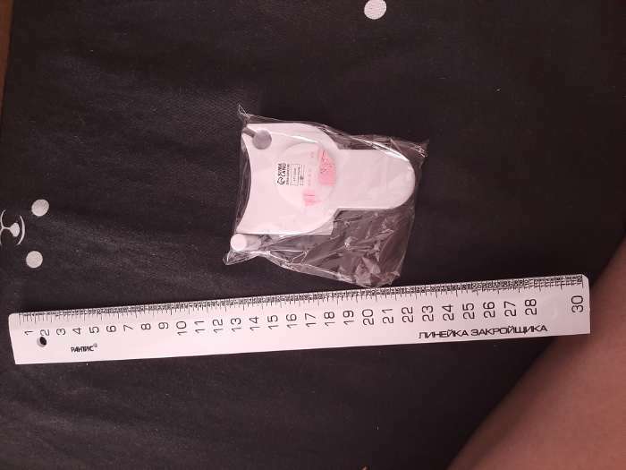 Фотография покупателя товара Рулетка для измерения объёмов тела портновская, 150 см (см/дюймы), цвет белый - Фото 1