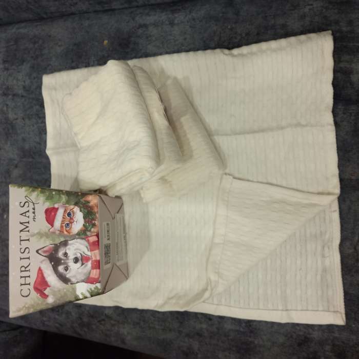 Фотография покупателя товара Набор кухонных полотенец «Доляна», хаки, 35×60 см - 4 шт., 100% хлопок, вафля 220 г/м² - Фото 1