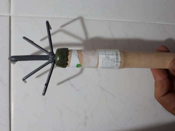 Фотография покупателя товара Рыхлитель, длина 25 см, 5 зубцов, деревянная ручка, Р-5 м - Фото 1