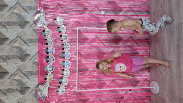 Фотография покупателя товара Гирлянда с голографией "С Днем Рождения!", длина 160 см, Минни Маус и Единорог