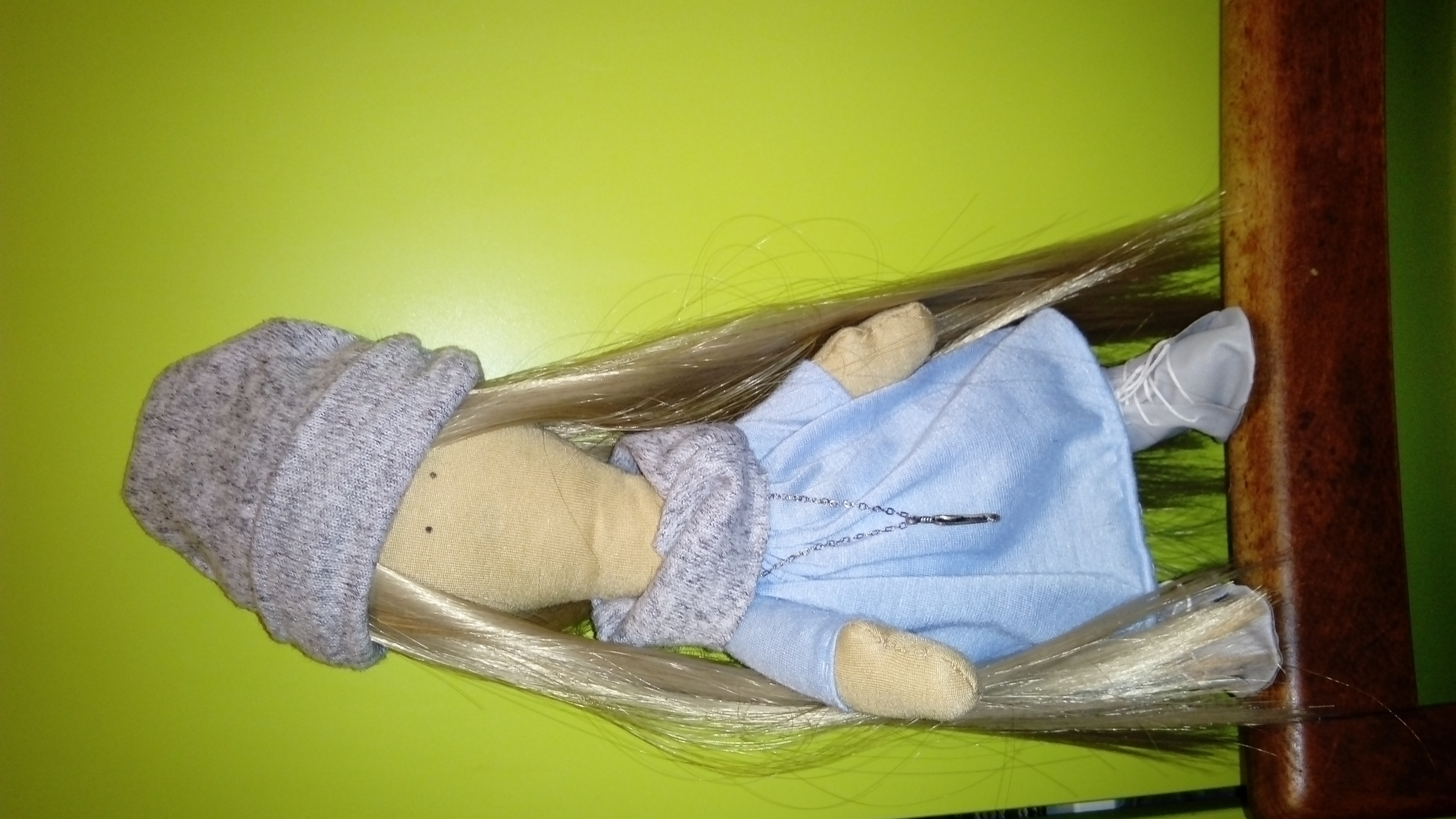 Фотография покупателя товара Набор для шитья. Интерьерные куклы «Ник и Нати», 30 см - Фото 4