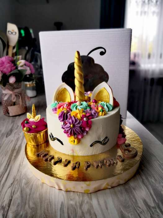 Фотография покупателя товара Коробка под торт, с окном, белая, 30×30×30 см - Фото 4