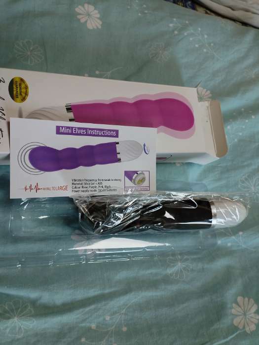 Фотография покупателя товара Вибратор со стимуляцией точки G, 17×3.5 см, чёрный - Фото 2