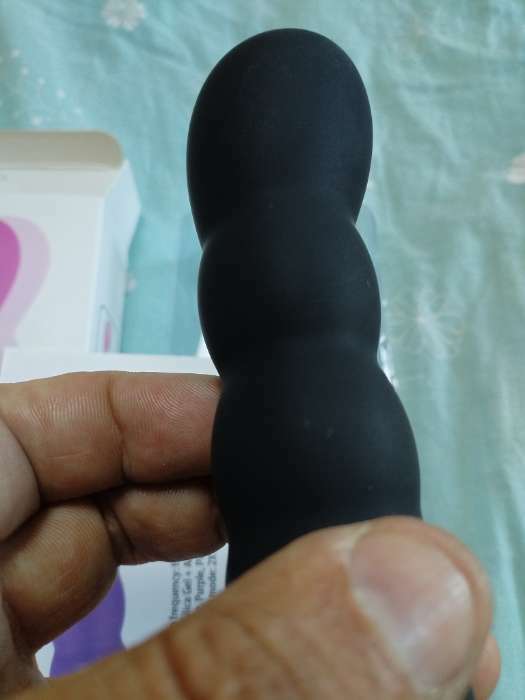 Фотография покупателя товара Вибратор со стимуляцией точки G, 17×3.5 см, чёрный - Фото 5