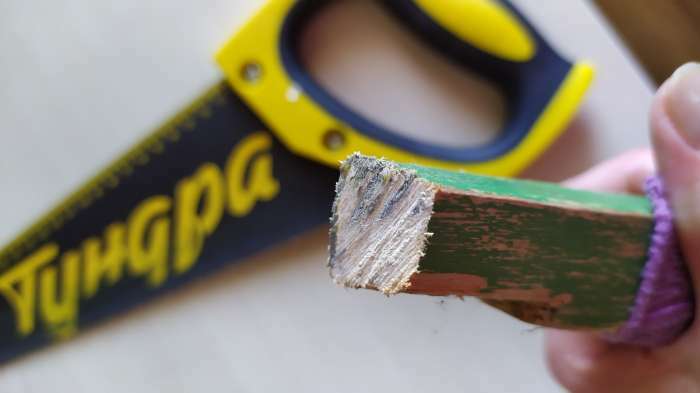Фотография покупателя товара Ножовка по дереву ТУНДРА, 300 мм, шаг 3 мм, 8.5 TPI, тефлоновое покрытие, зуб прямой мелкий - Фото 5
