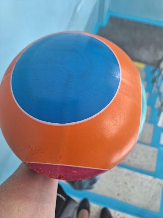 Фотография покупателя товара Мяч, диаметр 20 см, цвета МИКС - Фото 4