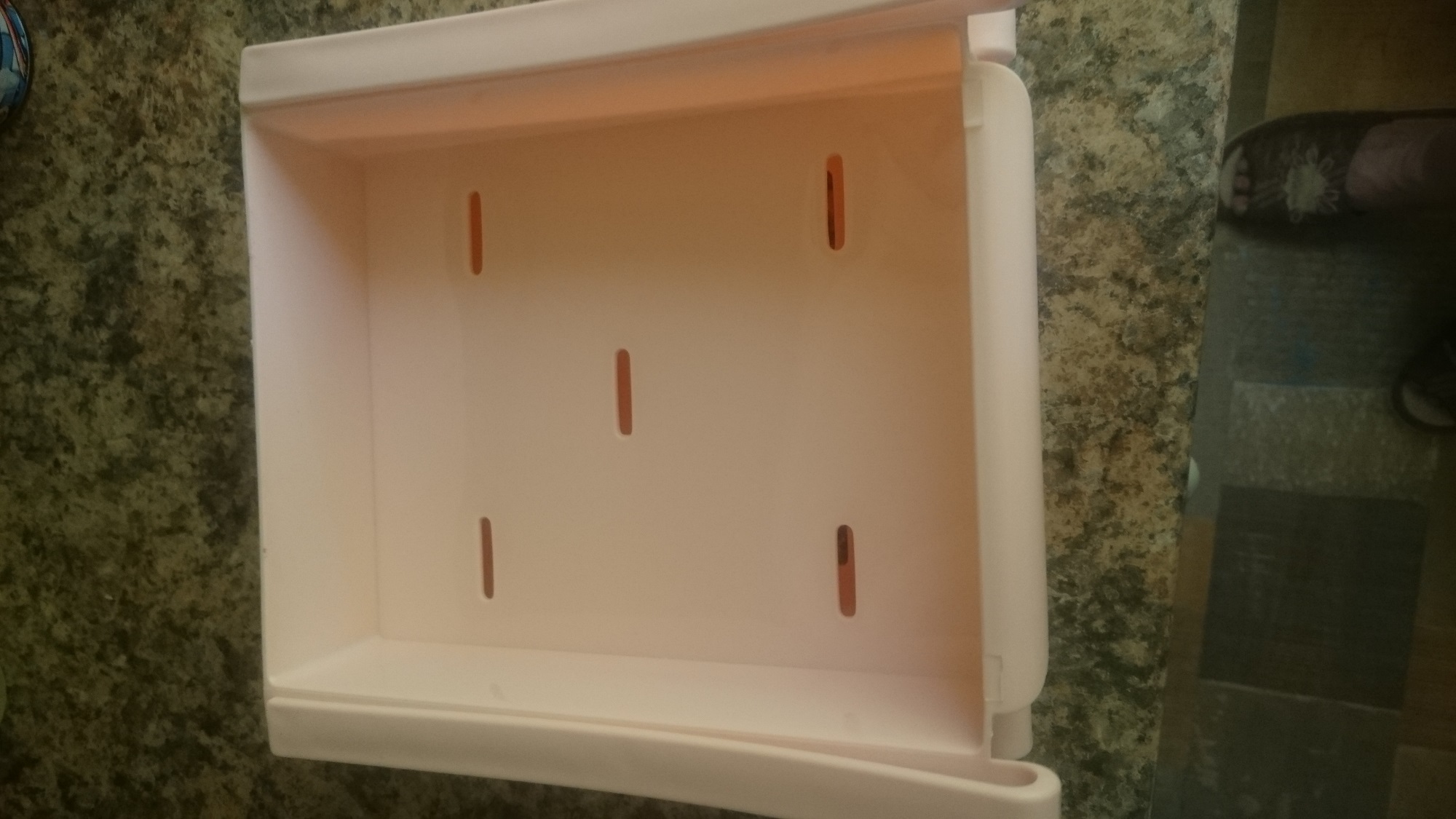 Фотография покупателя товара Полка подвесная в холодильник, 22×20×7 см, цвет МИКС - Фото 1