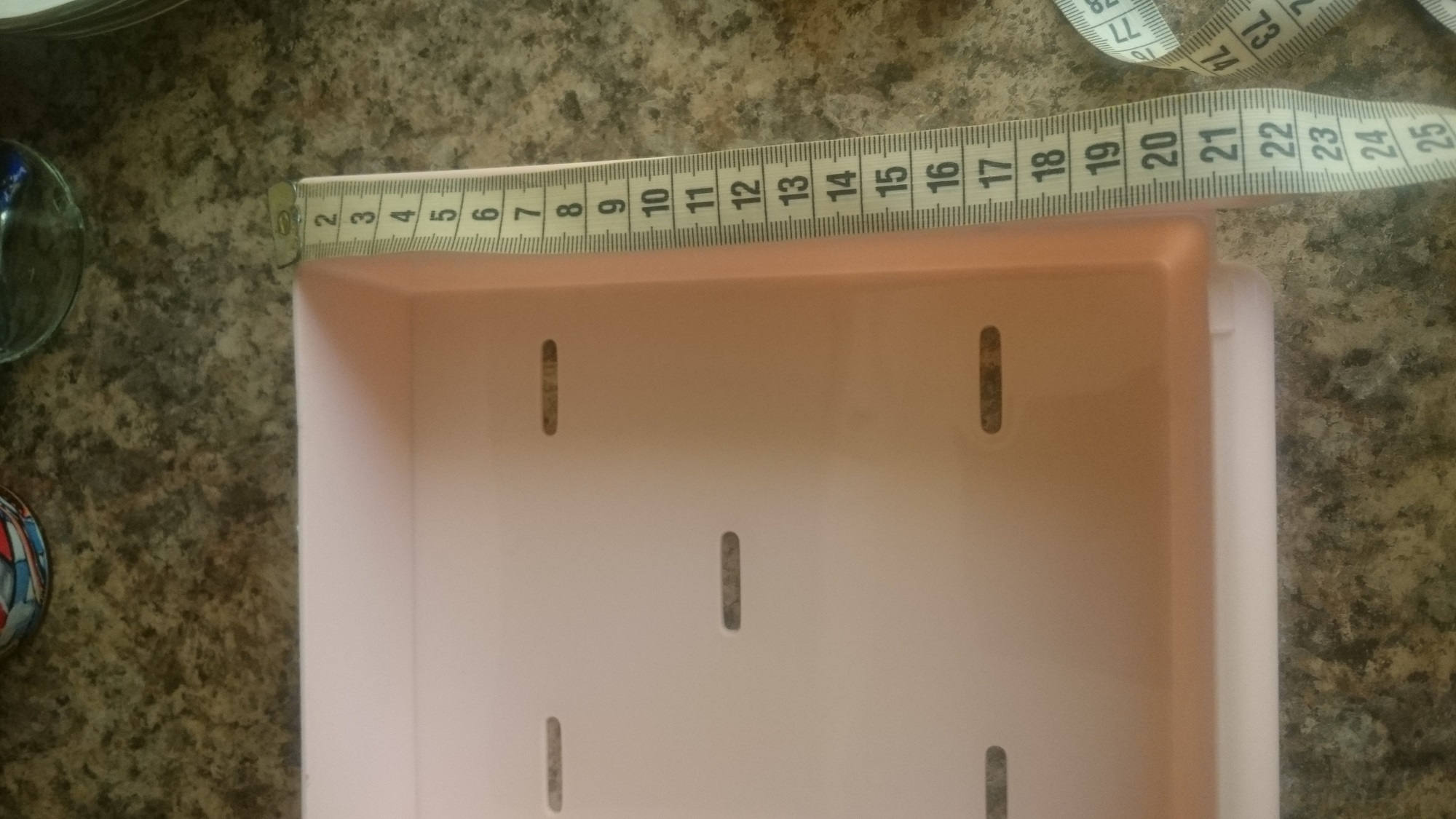 Фотография покупателя товара Полка подвесная в холодильник, 22×20×7 см, цвет МИКС