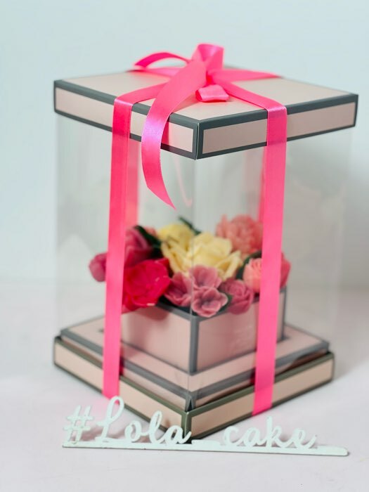 Фотография покупателя товара Коробка подарочная для цветов с вазой и PVC окнами складная, упаковка, «Вдохновение», 16 х 23 х 16 см - Фото 1