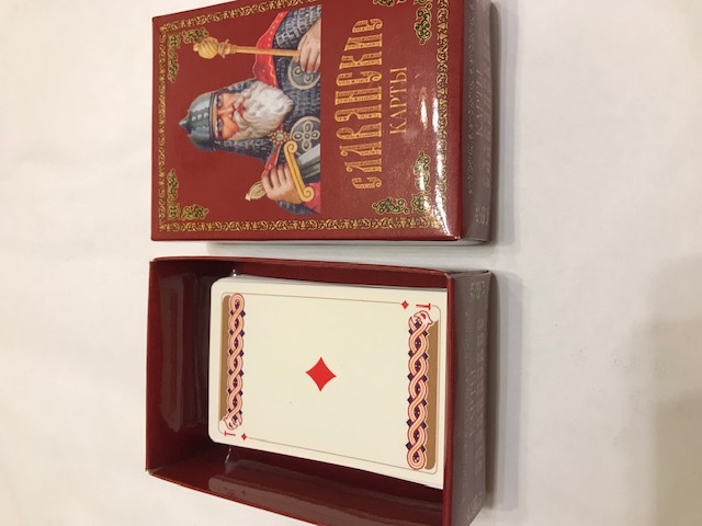 Фотография покупателя товара Карты игральные подарочные "Славянские", премиум, 36 шт, карта 8.5 х 6.5 см, картон 270 гр