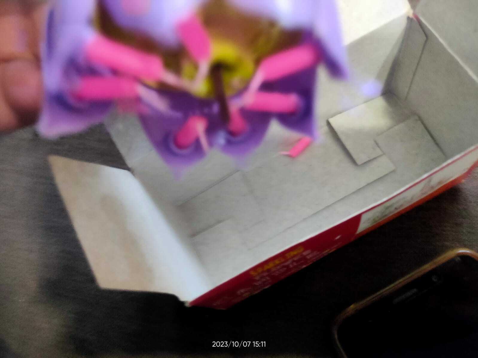 Фотография покупателя товара Свеча для торта музыкальная "Тюльпан", фиолетовая, 12×5 см - Фото 48