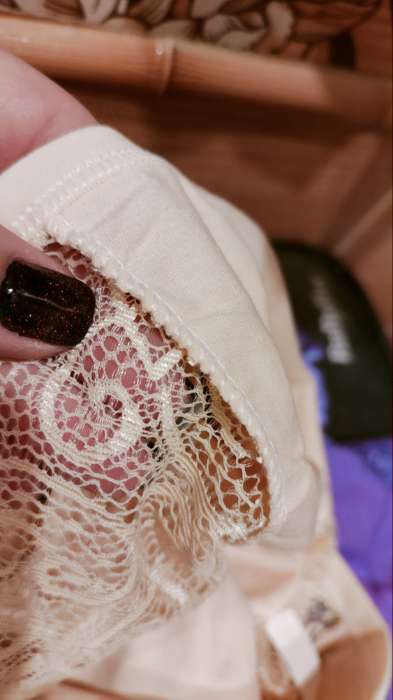 Фотография покупателя товара Трусы женские слипы, цвет бежевый, р-р 50-52 - Фото 2