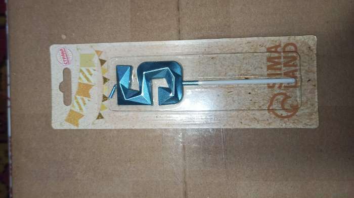 Фотография покупателя товара Свеча в торт на шпажке «Цифра 7», зеленая, 5 см - Фото 51