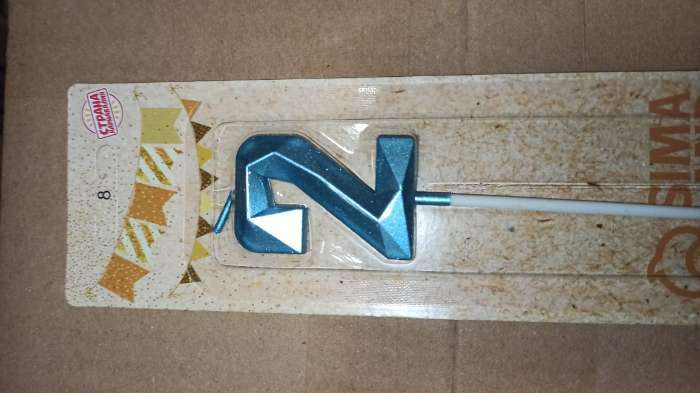 Фотография покупателя товара Свеча в торт на шпажке «Цифра 7», зеленая, 5 см - Фото 50