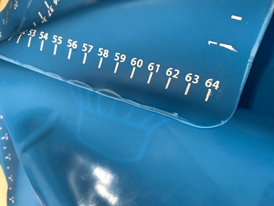 Фотография покупателя товара Коврик с разметкой Доляна «Эрме», силикон, 70×50 см, цвет МИКС - Фото 17