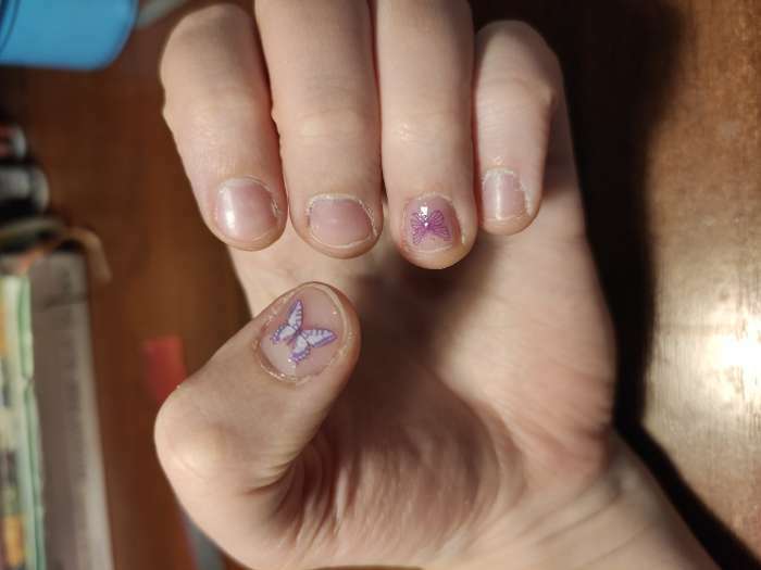 Фотография покупателя товара Слайдер - дизайн для ногтей «Summer», цвет фиолетовый