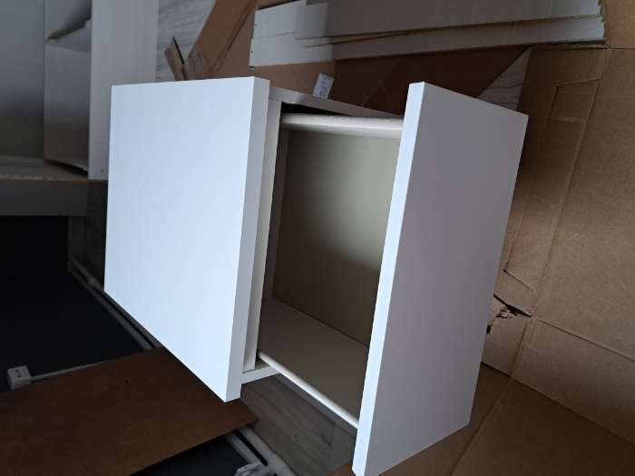 Фотография покупателя товара Прикроватная тумба МАЛЬМ, 2 ящика, цвет белый - Фото 1