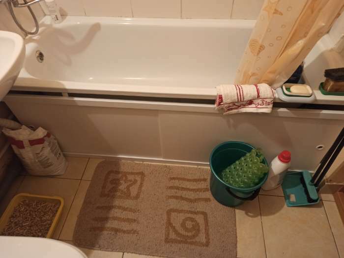 Фотография покупателя товара Экран для ванны "Кварт Белый", 168 см - Фото 1