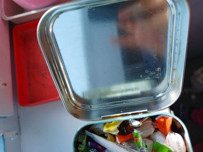 Фотография покупателя товара Банка с крышкой для сыпучих продуктов «Десерт мятный», 1,4 л, 9×17 см, прямоугольная, цвет бирюзовый - Фото 1