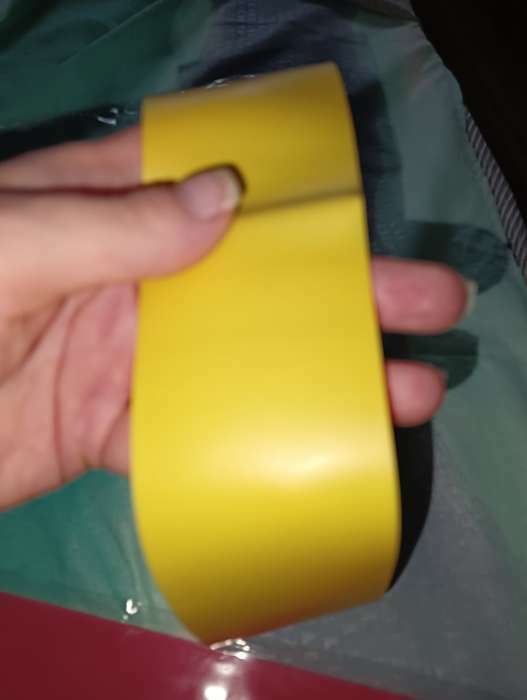 Фотография покупателя товара Фитнес-резинка ONLYTOP, 30х5х0,07 см, нагрузка 5 кг, цвет жёлтый - Фото 4