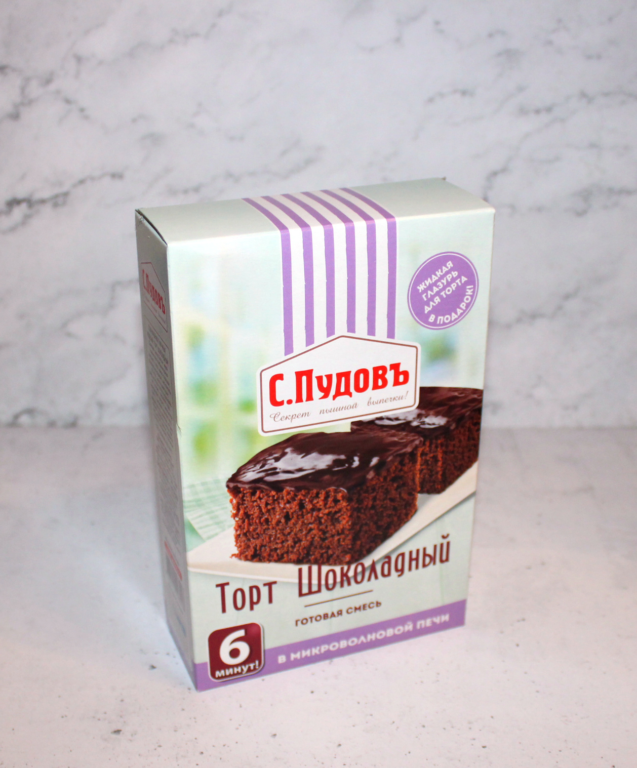 Фотография покупателя товара Торт «С. Пудовъ», шоколадный, 290 г - Фото 2