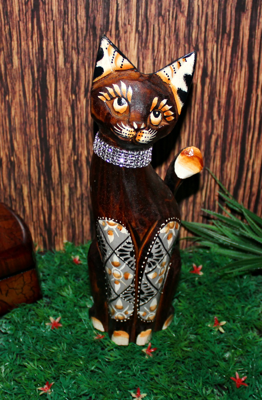 Фотография покупателя товара Сувенир дерево "Кошка" 30 см - Фото 1