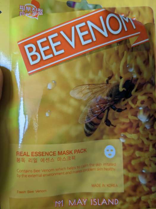 Фотография покупателя товара УЦЕНКА Маска тканевая May Island с пчелиным ядом, 25 мл