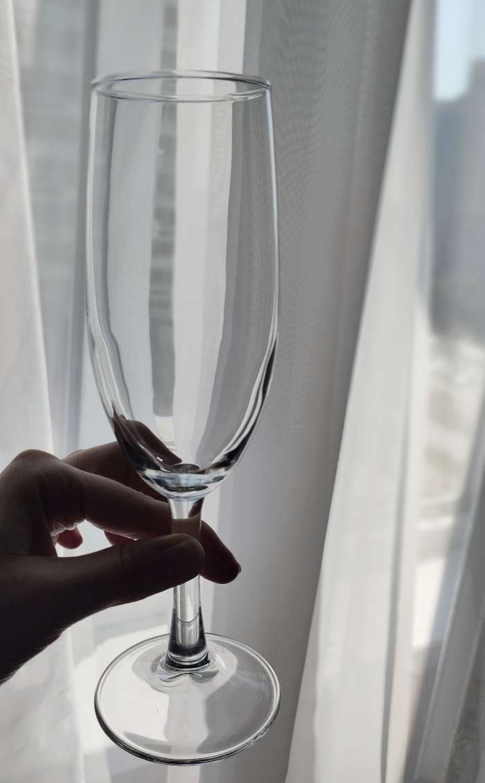 Фотография покупателя товара Набор стеклянных бокалов для шампанского Classique, 250 мл, 2 шт - Фото 5