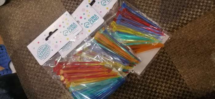 Фотография покупателя товара Шпажка для канапе «Стрела амура», в наборе 24 штуки - Фото 2