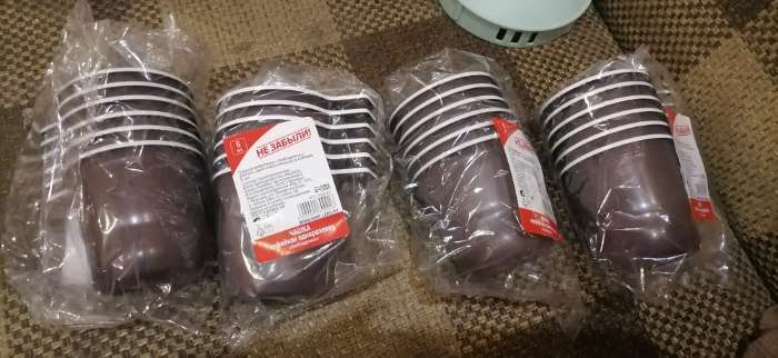 Фотография покупателя товара Чашка кофейная одноразовая, 200 мл, пластик, МИКС - Фото 3