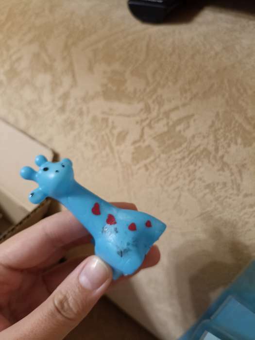 Фотография покупателя товара Резиновая игрушка для ванны «Жирафик», 7 см, с пищалкой, цвет МИКС, 1 шт, Крошка Я - Фото 7