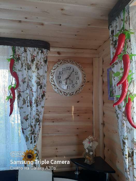 Фотография покупателя товара Часы настенные, интерьерные: Цветы, "Хостон", бесшумные, d-40.5 см, белое золото - Фото 8